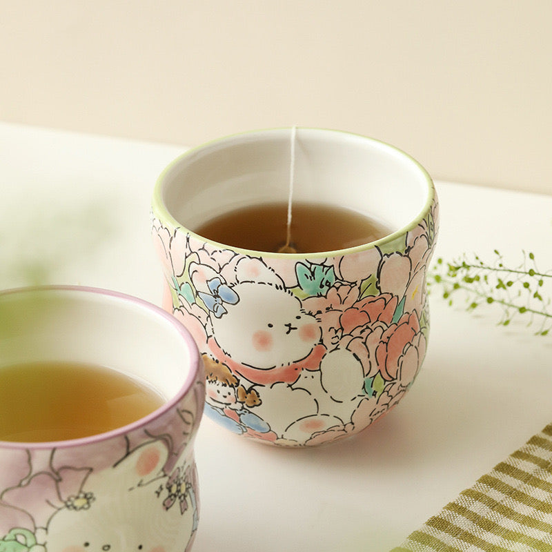 Alice's Sweet Pea Flower Cuddle Mug