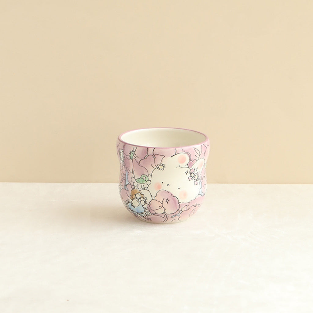 Alice's Sweet Pea Flower Cuddle Mug