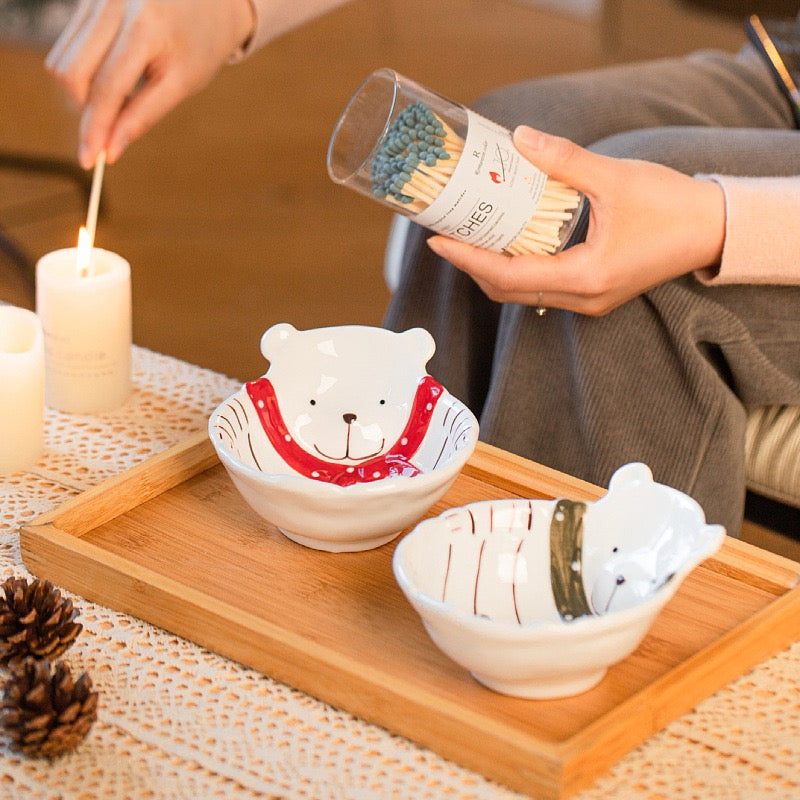 Animal world - Berry Scarf Bear Bowl