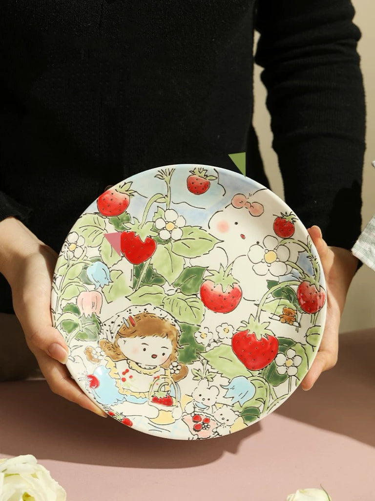 Alice's Strawberry Plate