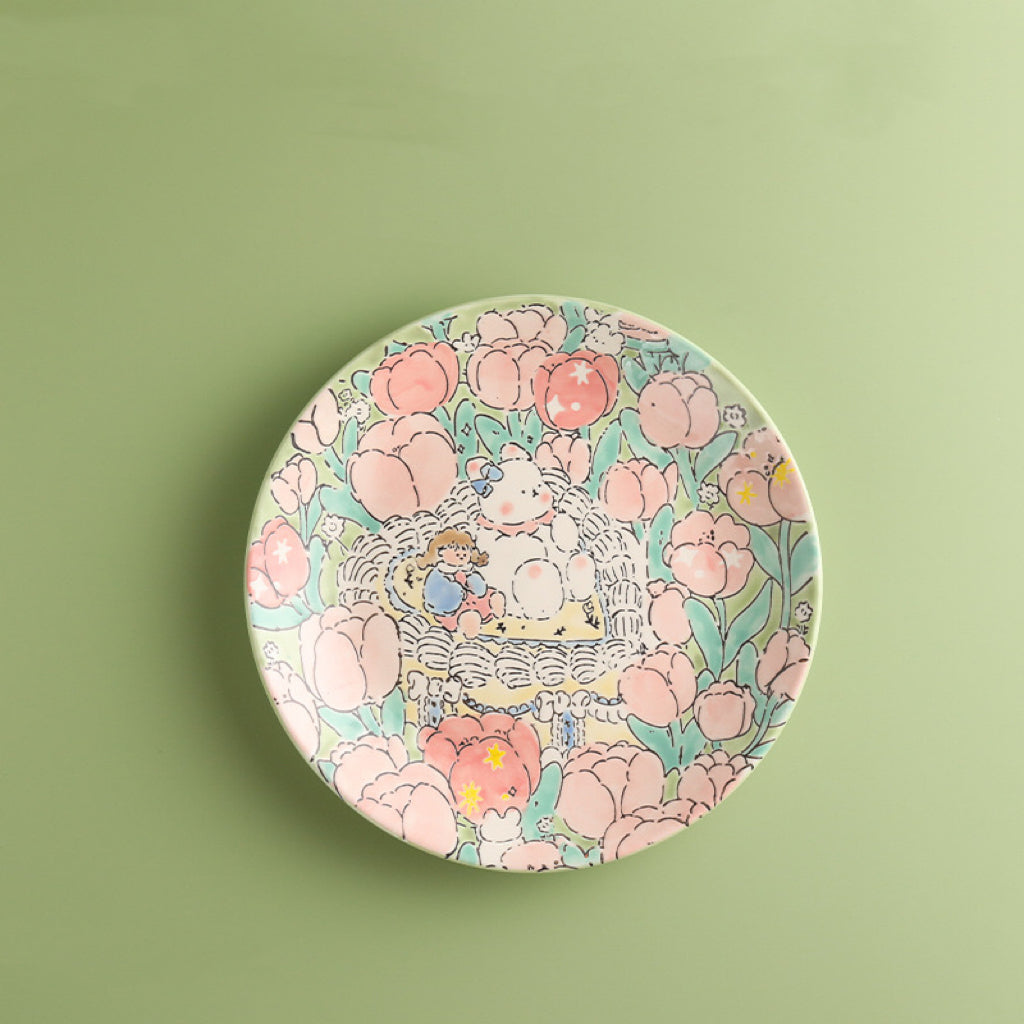 Alice's Tulip Plate
