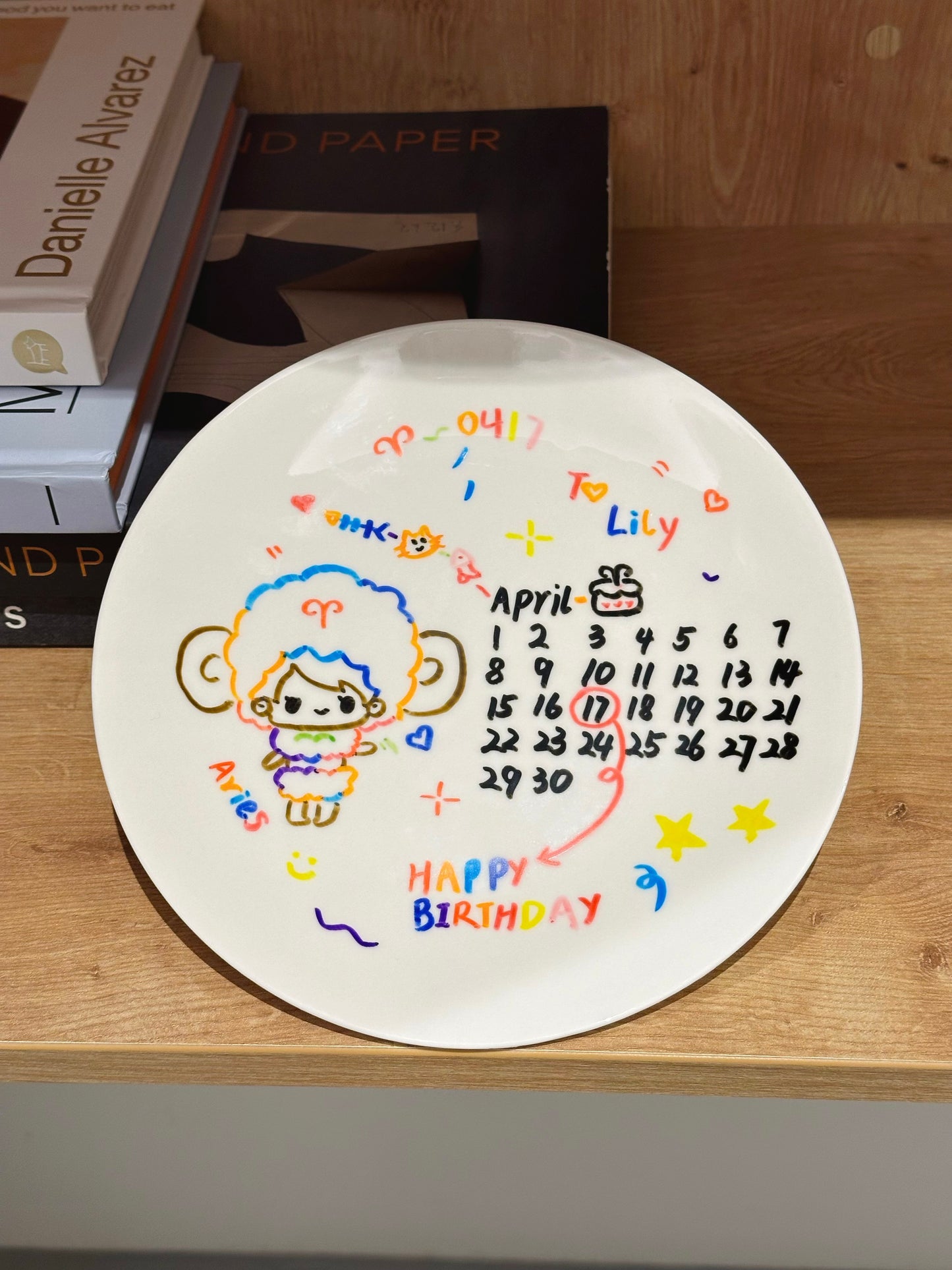 Hand-painted Customized Calendar with Star Sign