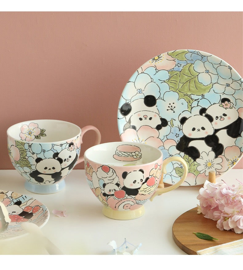 Fantasy Hydrangeas Panda Set