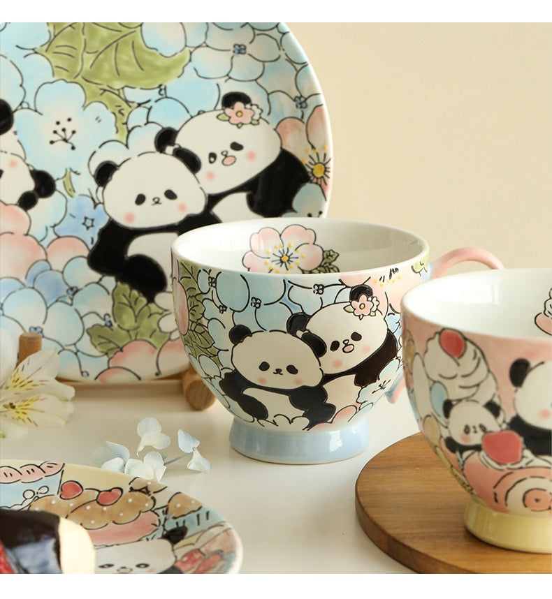 Fantasy Hydrangeas Panda Set