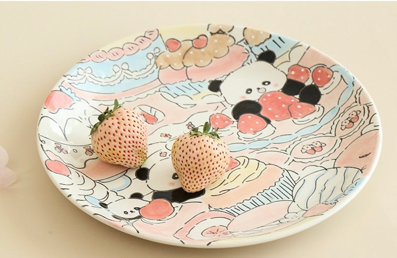 Fantasy Strawberry Cake Panda Set