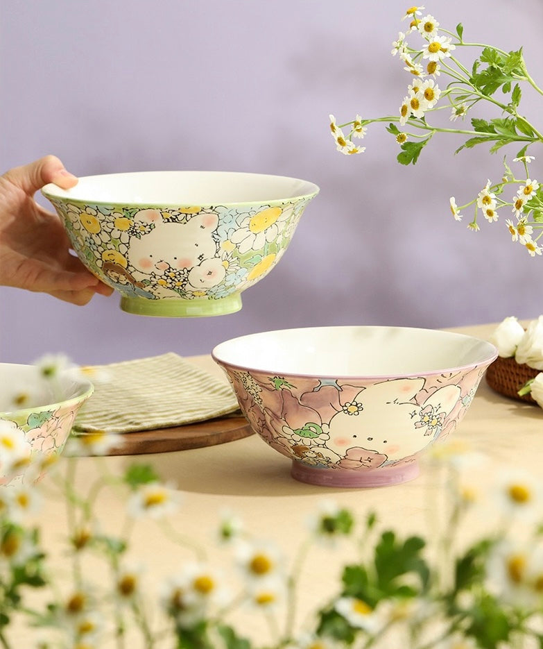 Alice's Sweet Pea Floral Bowl
