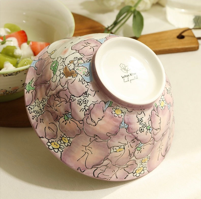 Alice's Sweet Pea Floral Bowl