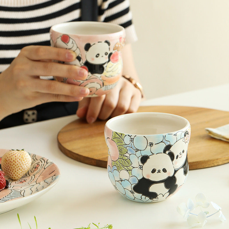 Fantasy Hydrangeas Panda Cuddle Cup