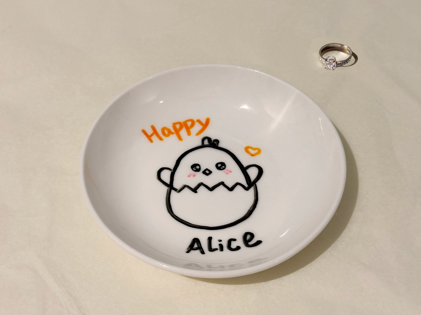 Hand-painted Customized Jewelry Dish / Gifts for Girls / Birthday Gift for Daughter/Gifts for Girl Friend