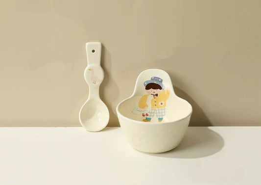 Son Bowl and Spoon- Family & Friends