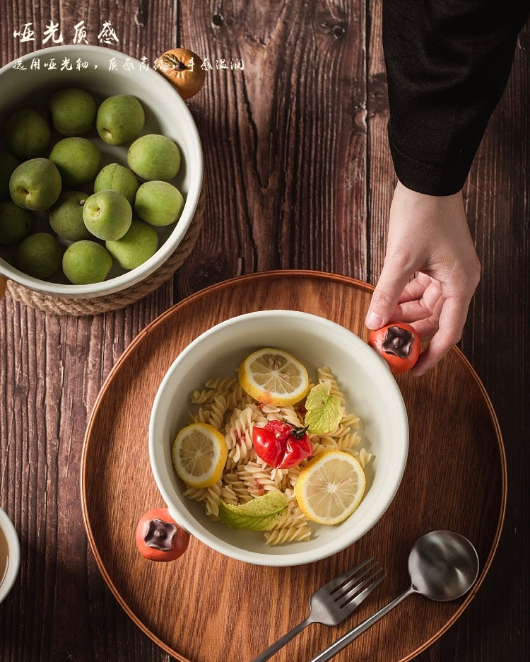 Bountiful Harvest Persimmon Bowl