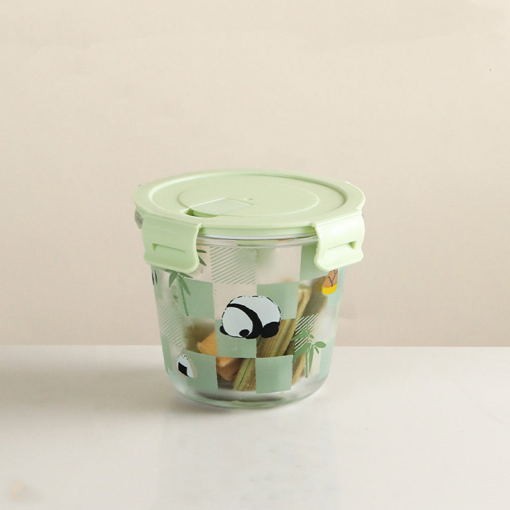 Fantasy  Panda Checkerboard fresh-keeoing box|Vegetable/Fruit Containers