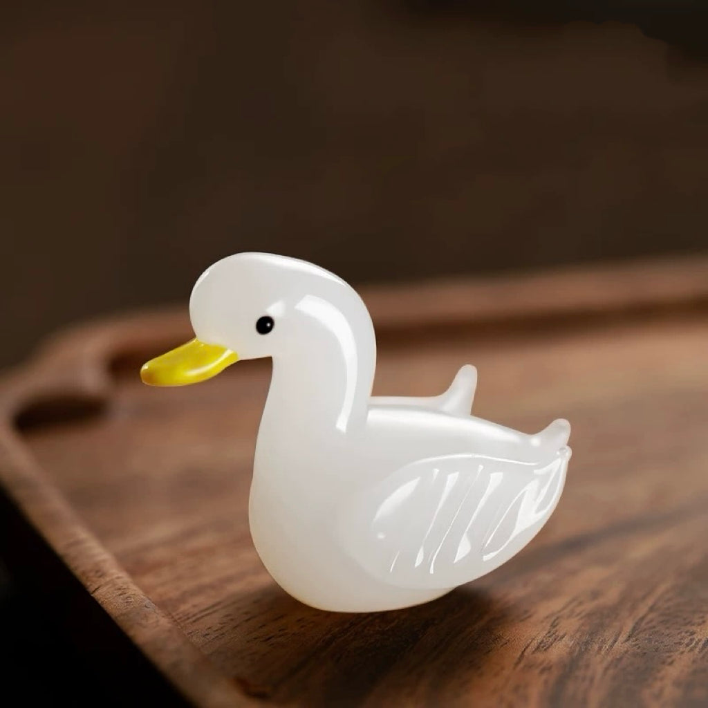 Animal world -  Crystal Quack Resting Duck